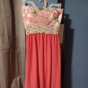 Beautiful strapless dress